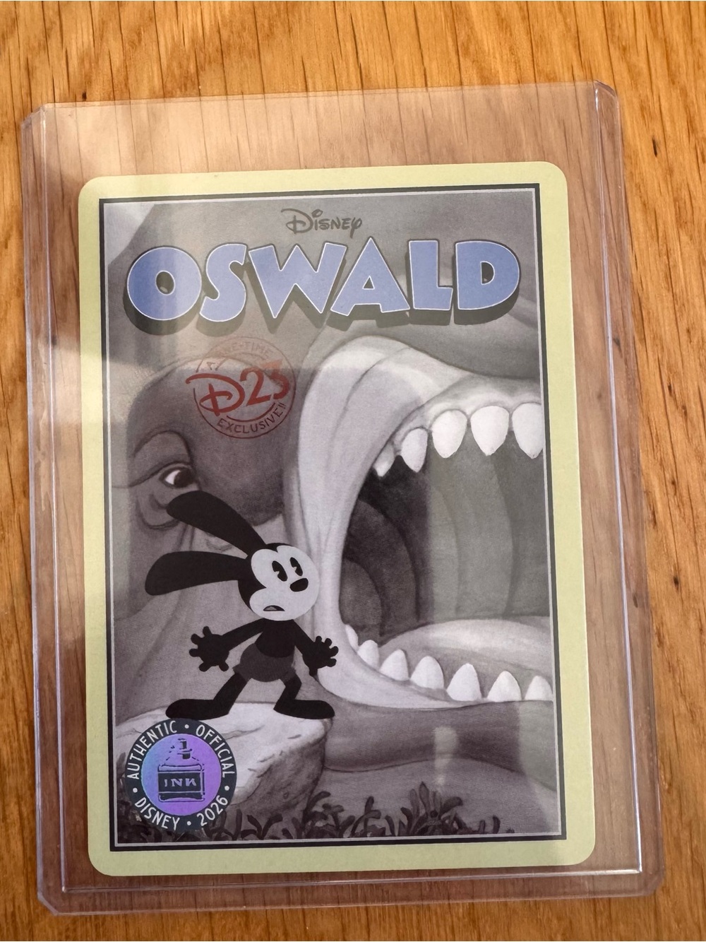 D23 The Ultimate Disney Fan Event Honda Center Exclusive Oswald Trading Card